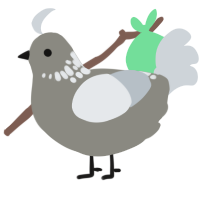 (unnamed), a ash and mist chicken with a neck-speckle pattern