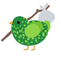 (unnamed), a viridian and grass chicken with a speckle pattern