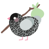 (unnamed), a sable and silver chicken with a double-lace pattern