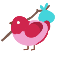(unnamed), a pink and crimson chicken with a head pattern