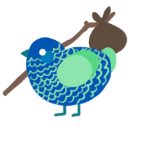 (unnamed), a ultramarine and spring chicken with a lace pattern