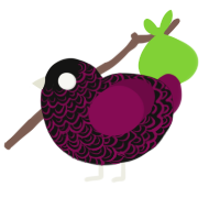 (unnamed), a black and wine chicken with a double-lace pattern