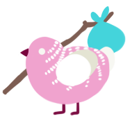 (unnamed), a pink and white chicken with a half-bar pattern