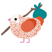 (unnamed), a white and vermilion chicken with a double-lace pattern
