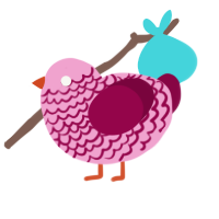 cherry candy, a pink and maroon chicken with a lace pattern