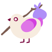 (unnamed), a cream and orchid chicken