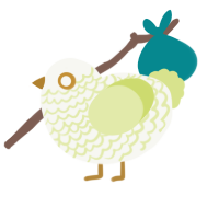 (unnamed), a white and lemon chicken with a lace pattern