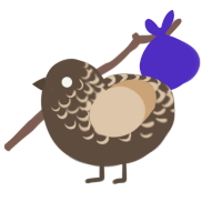 Toffee Brownie, a bark and beige chicken with a half-lace pattern