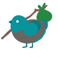 Electric angel, a grey and teal chicken with a head pattern