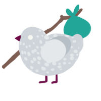 mist xxy, a mist chicken with a speckle pattern