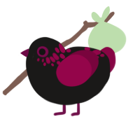 (unnamed), a sable and maroon chicken with a neck-speckle pattern