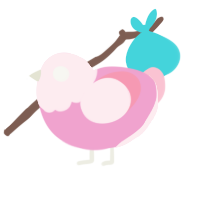 (unnamed), a pink and rose chicken with a head pattern