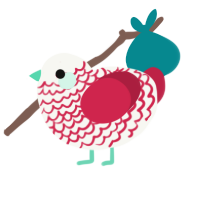 Dragonbreath, a white and crimson chicken with a lace pattern