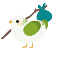 pine berry, a white and chartreuse chicken with a neck-band pattern