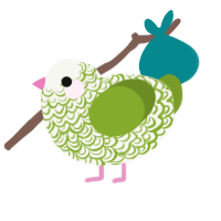Charleston, a white and chartreuse chicken with a double-lace pattern