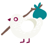 (unnamed), a white chicken with a half-lace pattern