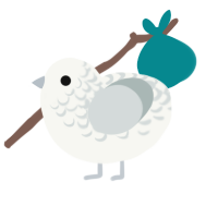 Mist, a white and silver chicken with a half-lace pattern
