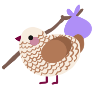 zw, a cream and brown chicken with a lace pattern