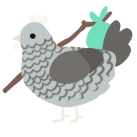 (unnamed), a silver and grey chicken with a lace pattern