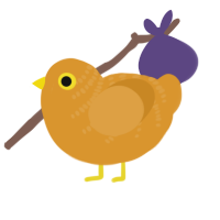 (unnamed), a orange chicken with a half-bar pattern