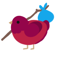 jelly jr, a crimson and maroon chicken with a head pattern