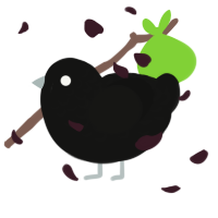 Solar, a black chicken with a half-lace pattern