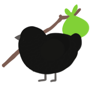 (unnamed), a black chicken with a lace pattern