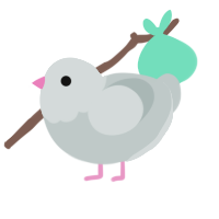 Pidgeon, a silver chicken with a head pattern