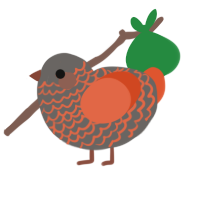 (unnamed), a grey and vermilion chicken with a lace pattern