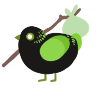 Wreck, a sable and grass chicken with a neck-band pattern