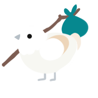Messiah, a white and cream chicken with a head pattern