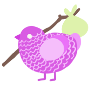 xyx orchid, a orchid and lavender chicken with a lace pattern