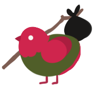 (unnamed), a olive and crimson chicken with a head pattern