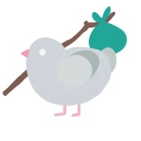Bawk-Tuah, a mist and silver chicken with a half-bar pattern