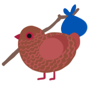 Apple Cinnamon Spice, a russet and red chicken with a lace pattern
