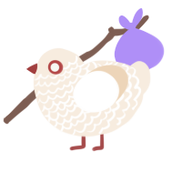 (unnamed), a cream chicken with a lace pattern