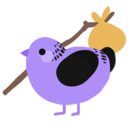 (unnamed), a lilac and black chicken with a neck-band pattern