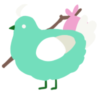 (unnamed), a mint and white chicken