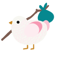 Beauty A3, a white and rose chicken with a lace pattern