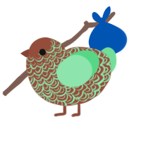 (unnamed), a russet and spring chicken with a double-lace pattern