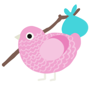 (unnamed), a pink chicken with a lace pattern