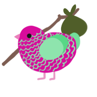 (unnamed), a fuchsia and spring chicken with a lace pattern