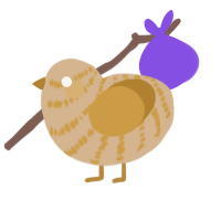 Disco Fries, a beige and gold chicken with a bar pattern