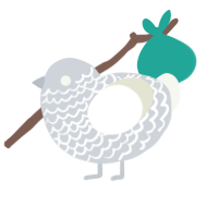 (unnamed), a mist and white chicken with a lace pattern