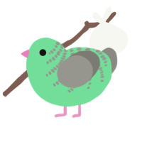 Alla, a spring and ash chicken with a half-bar pattern