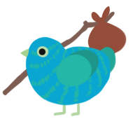 (unnamed), a cerulean and turquoise chicken with a bar pattern