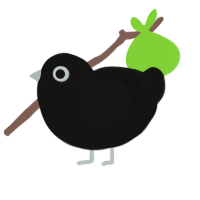 (unnamed), a black chicken with a neck-band pattern