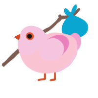 flowers, a rose and pink chicken with a head pattern