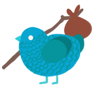 (unnamed), a cerulean and teal chicken with a lace pattern