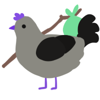 (unnamed), a ash and sable chicken